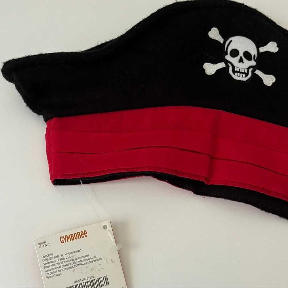 Gymboree Pirate Costume Hat Size 5-7 NWT